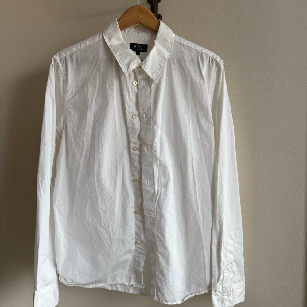 A.P.C. Men's White Shirt